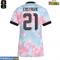 Belgien Timothy Castagne #21 Auswärtstrikot Frauen WM 2026 Kurzarm